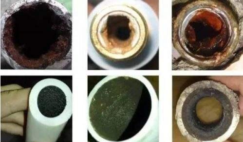 使用多年的自來水管道，特別臟